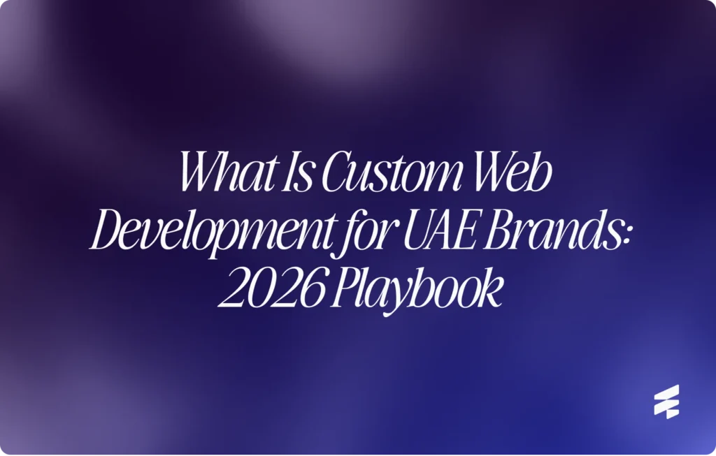 What is Custom Web Development for UAE