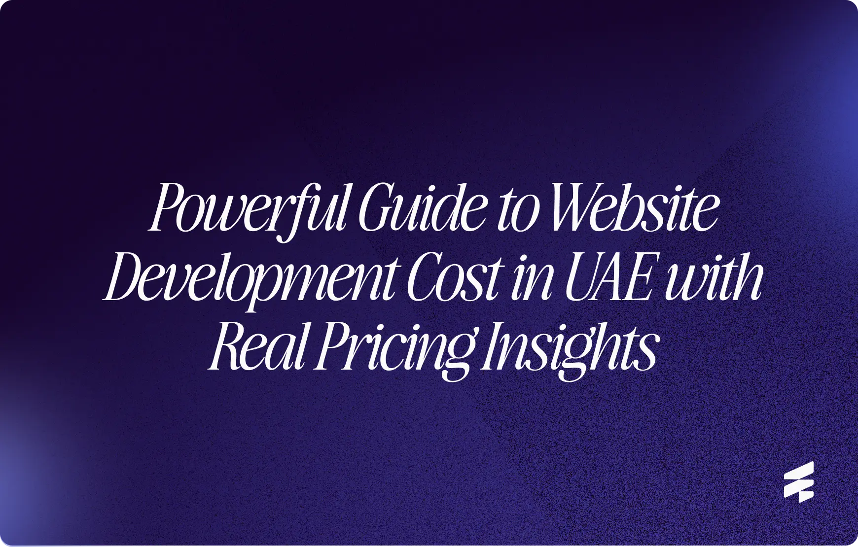 Guide to Website Development Cost in UAE