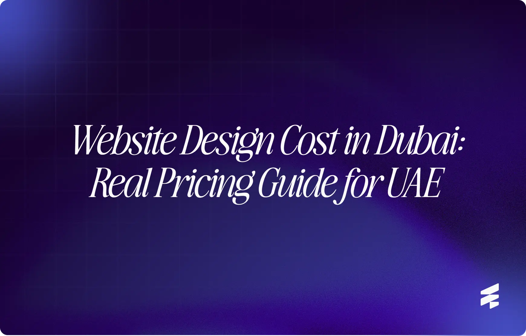 Website Design Cost in Dubai
